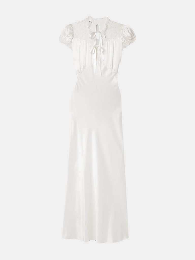 vestido midi novia