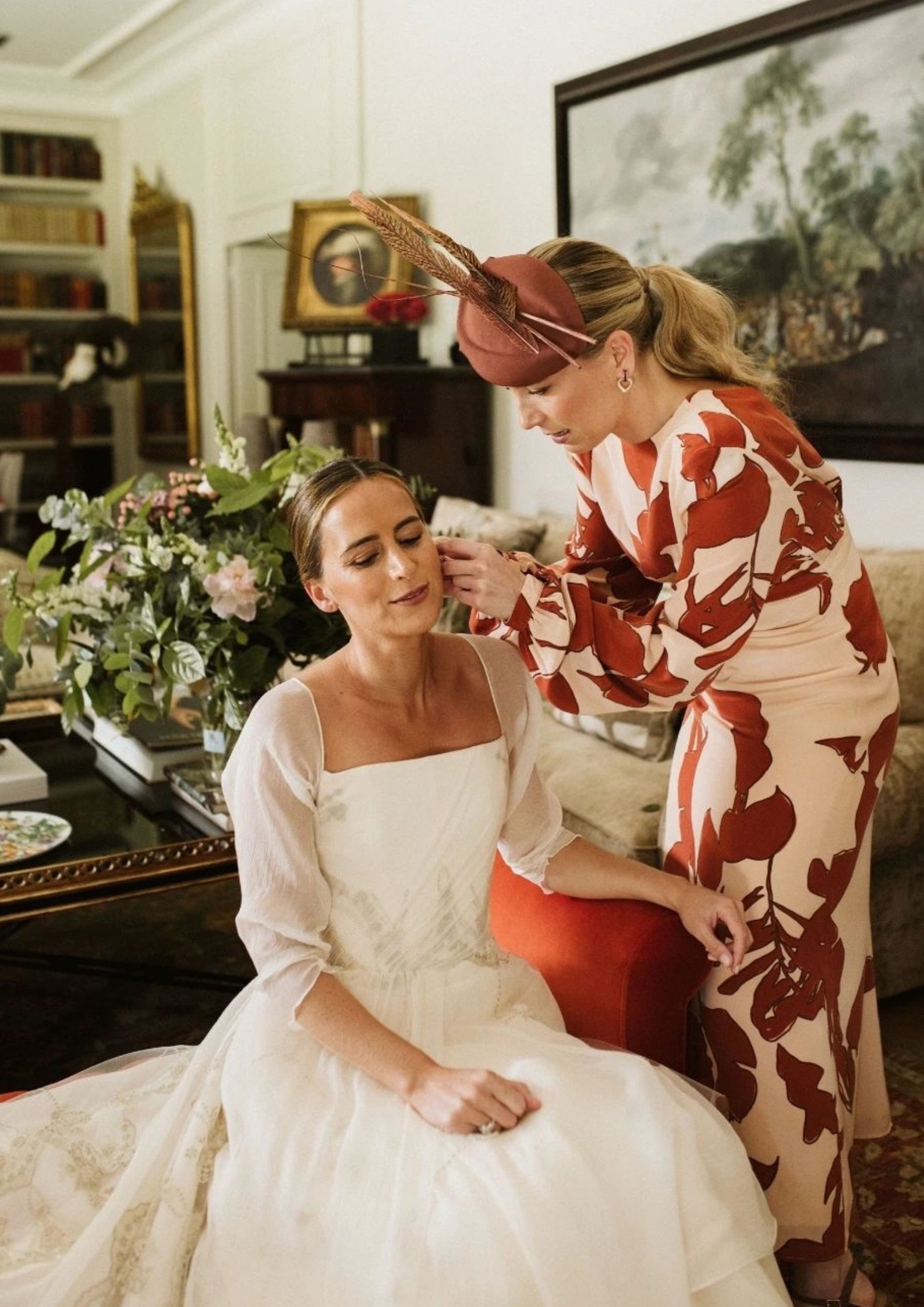 Vestido de novia con flores de Sophie et Voilá