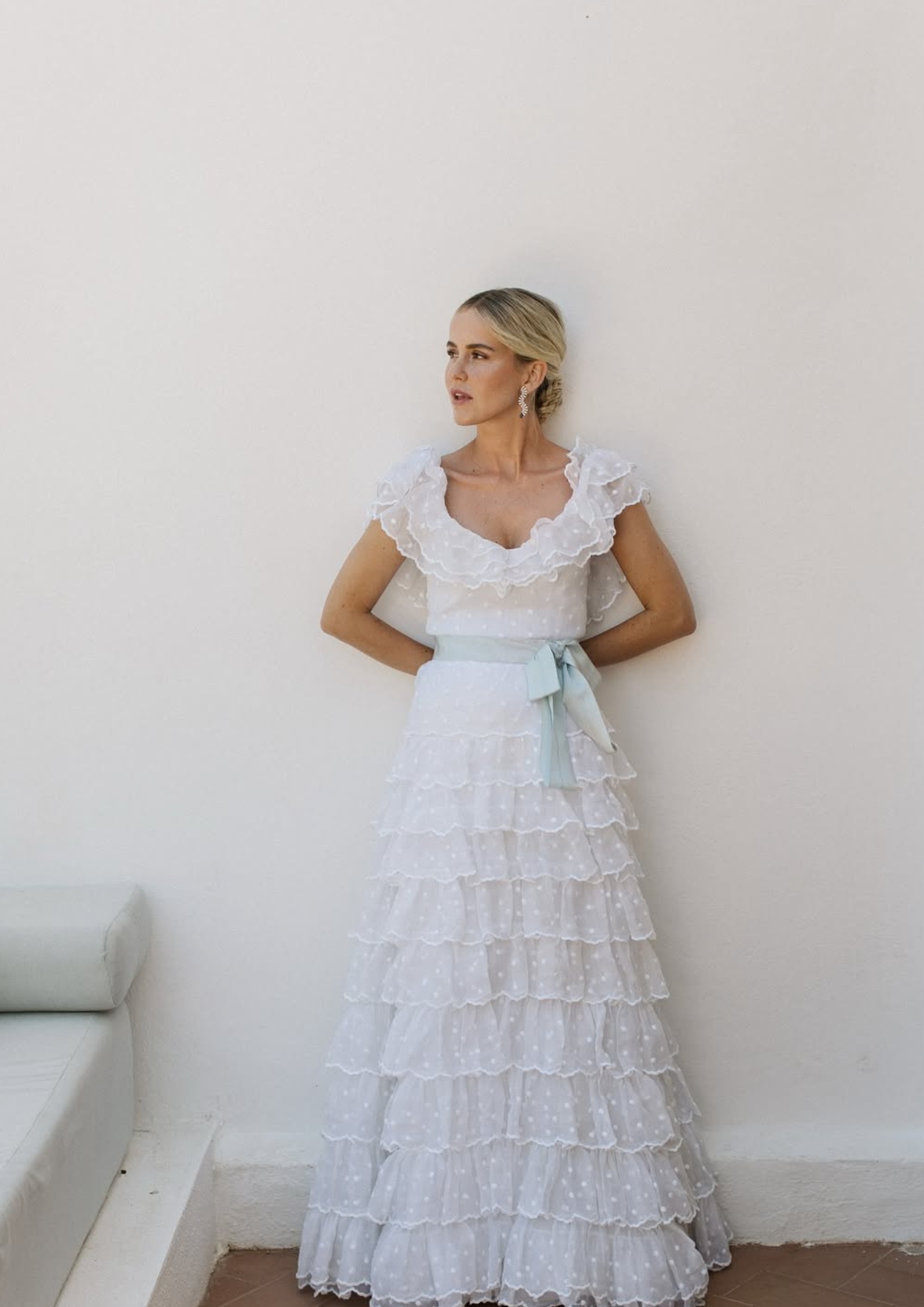 Vestido de novia con flores de Sophie et Voilá