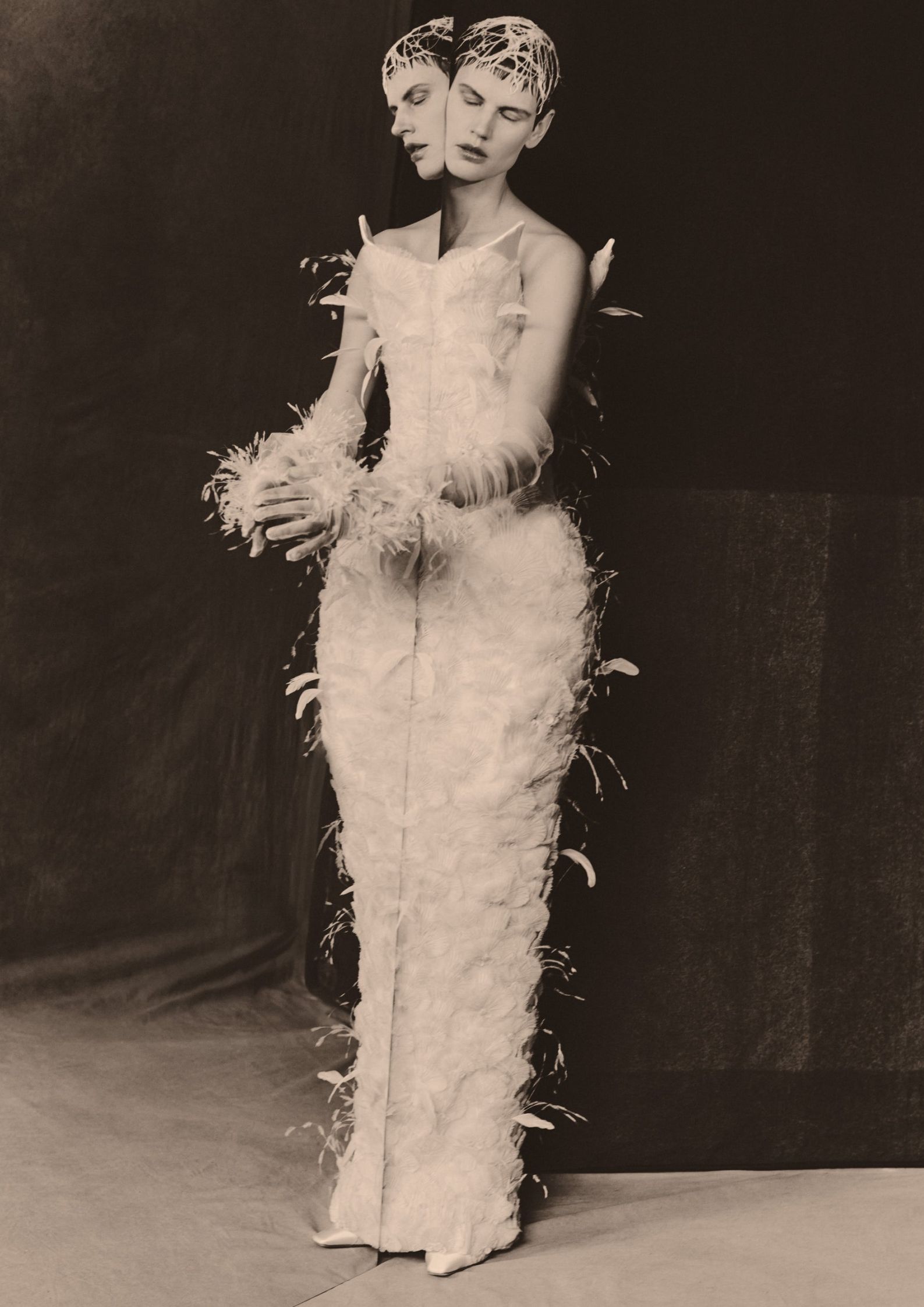 Vestido de novia con flores de Sophie et Voilá