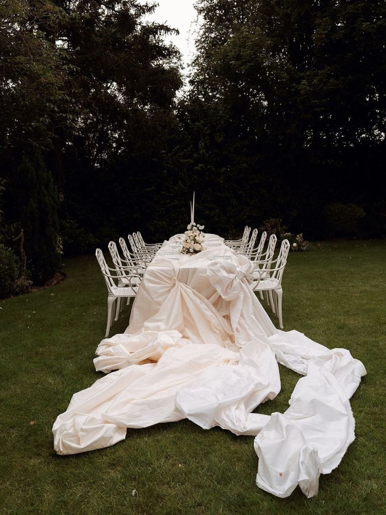Vestido de novia con flores de Sophie et Voilá