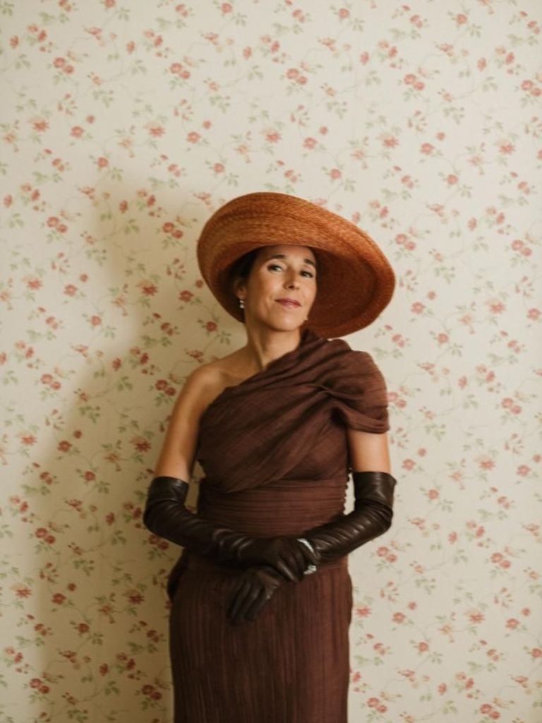 Vestido de novia con flores de Sophie et Voilá