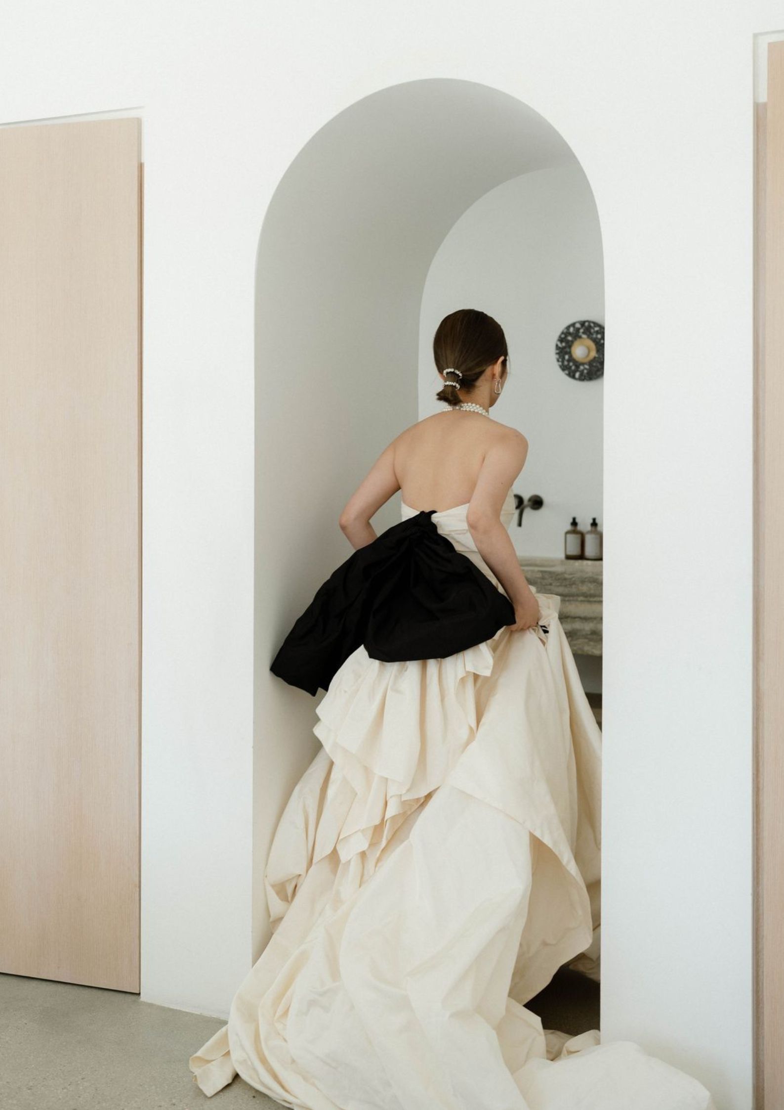 Vestido de novia con flores de Sophie et Voilá
