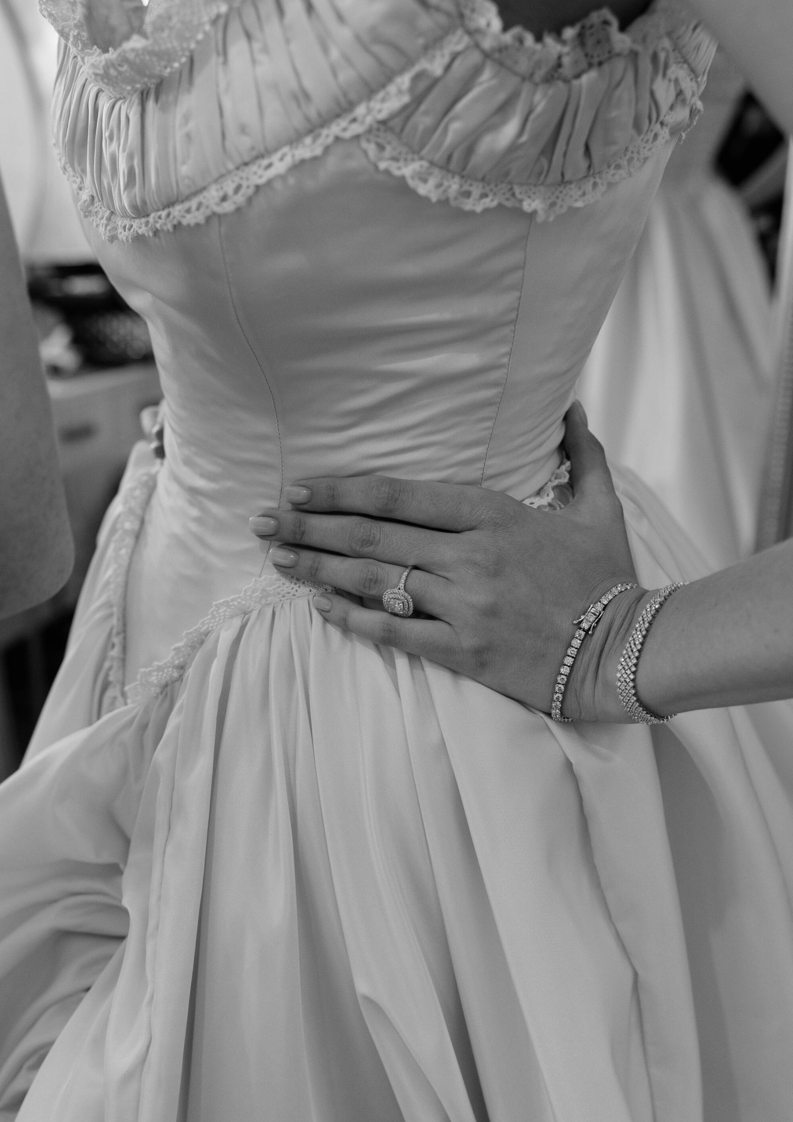 Vestido de novia con flores de Sophie et Voilá