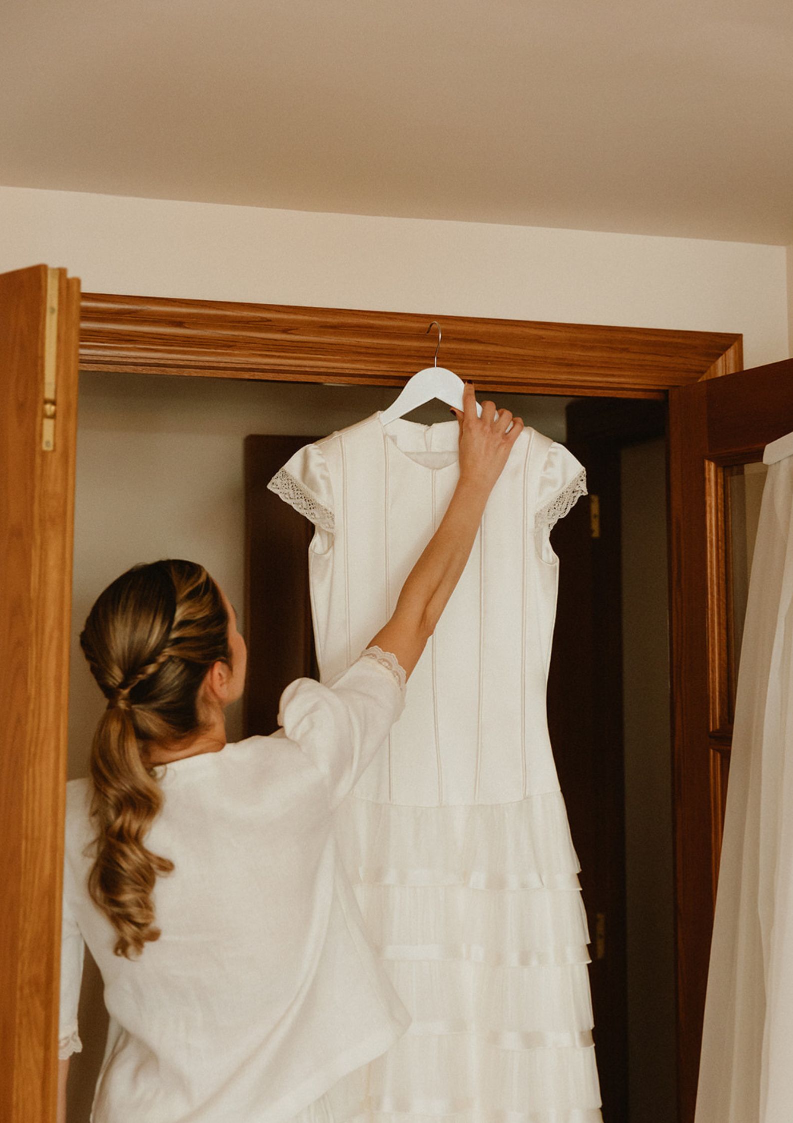 Vestido de novia con flores de Sophie et Voilá