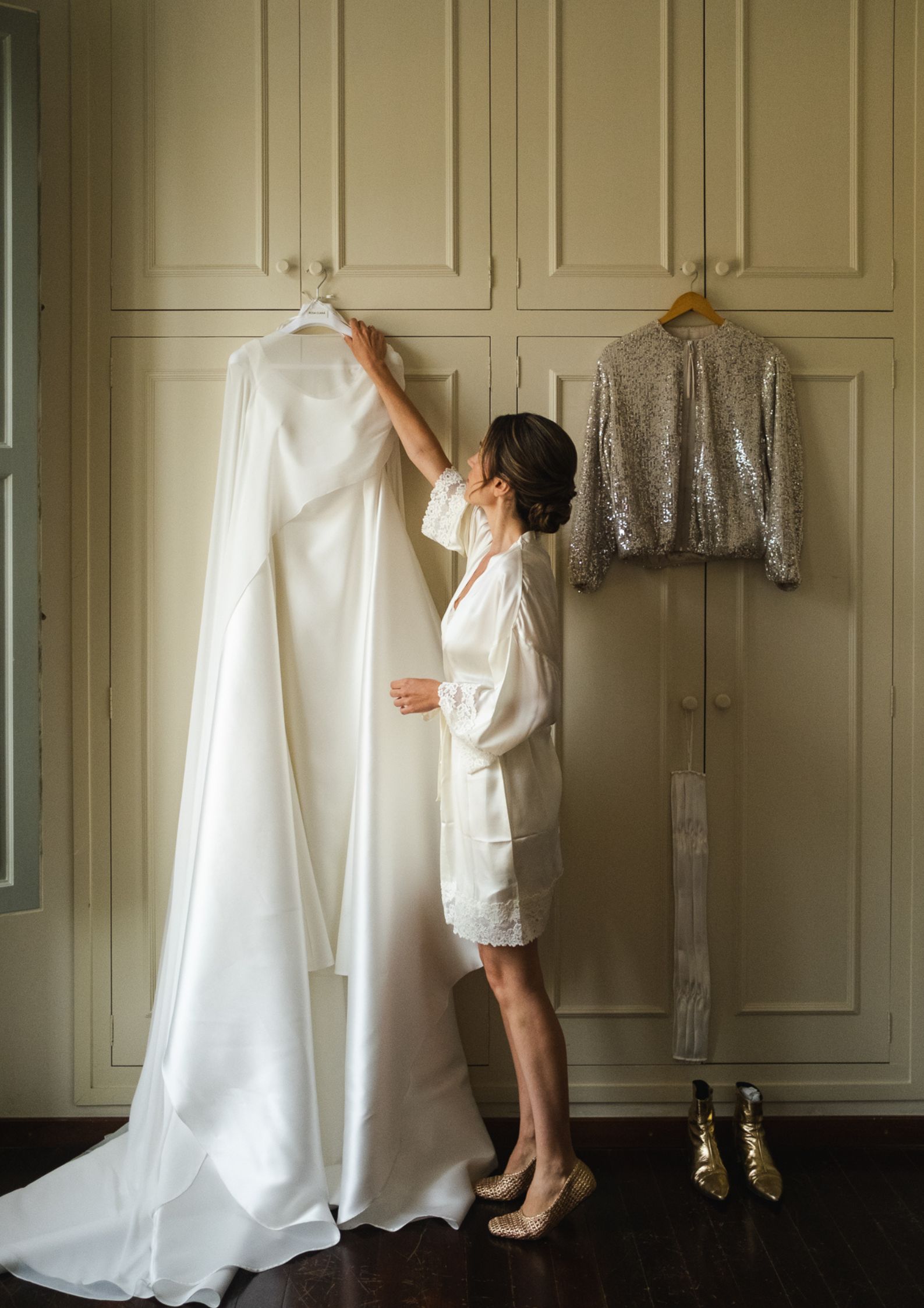 Vestido de novia con flores de Sophie et Voilá