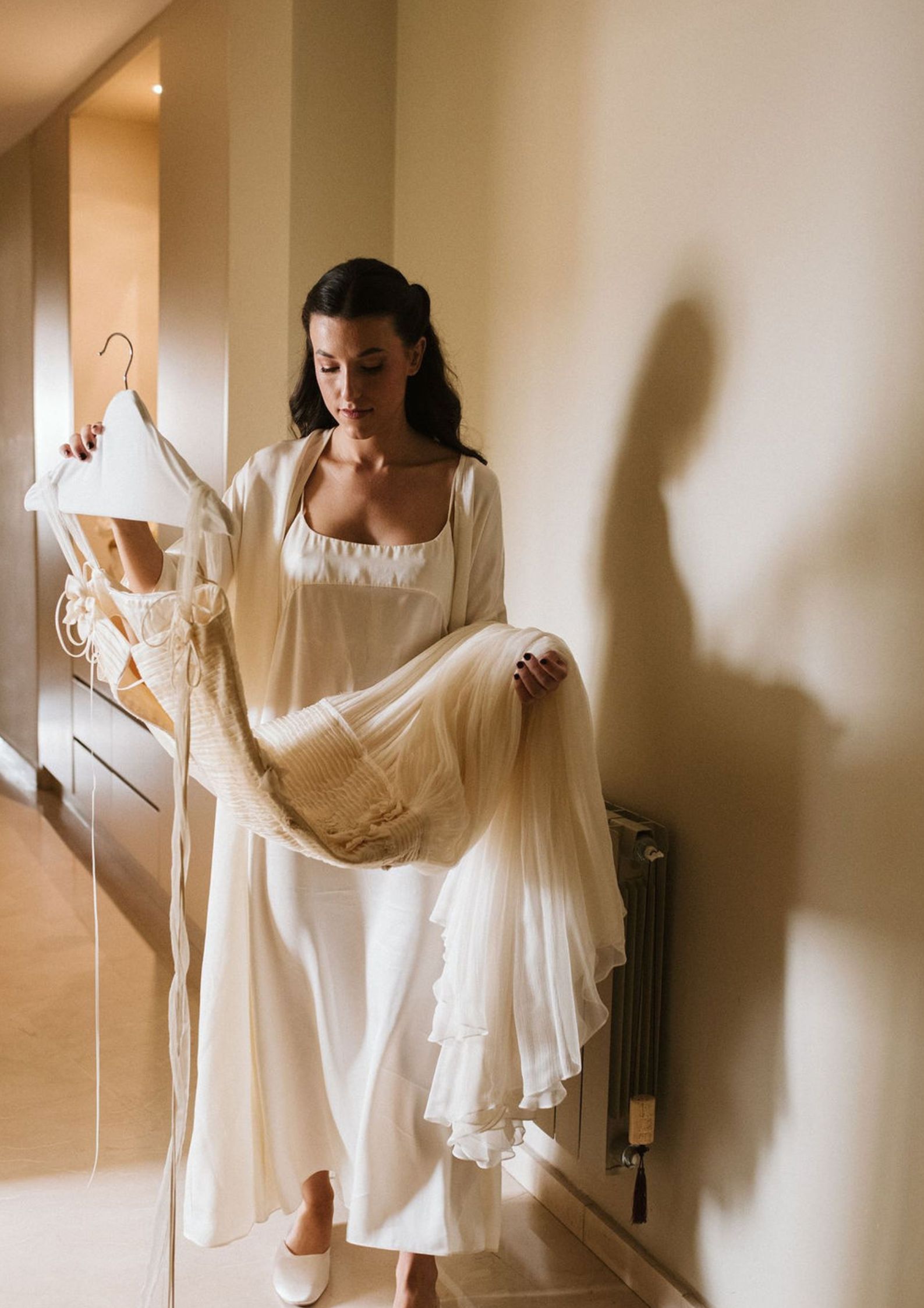 Vestido de novia con flores de Sophie et Voilá