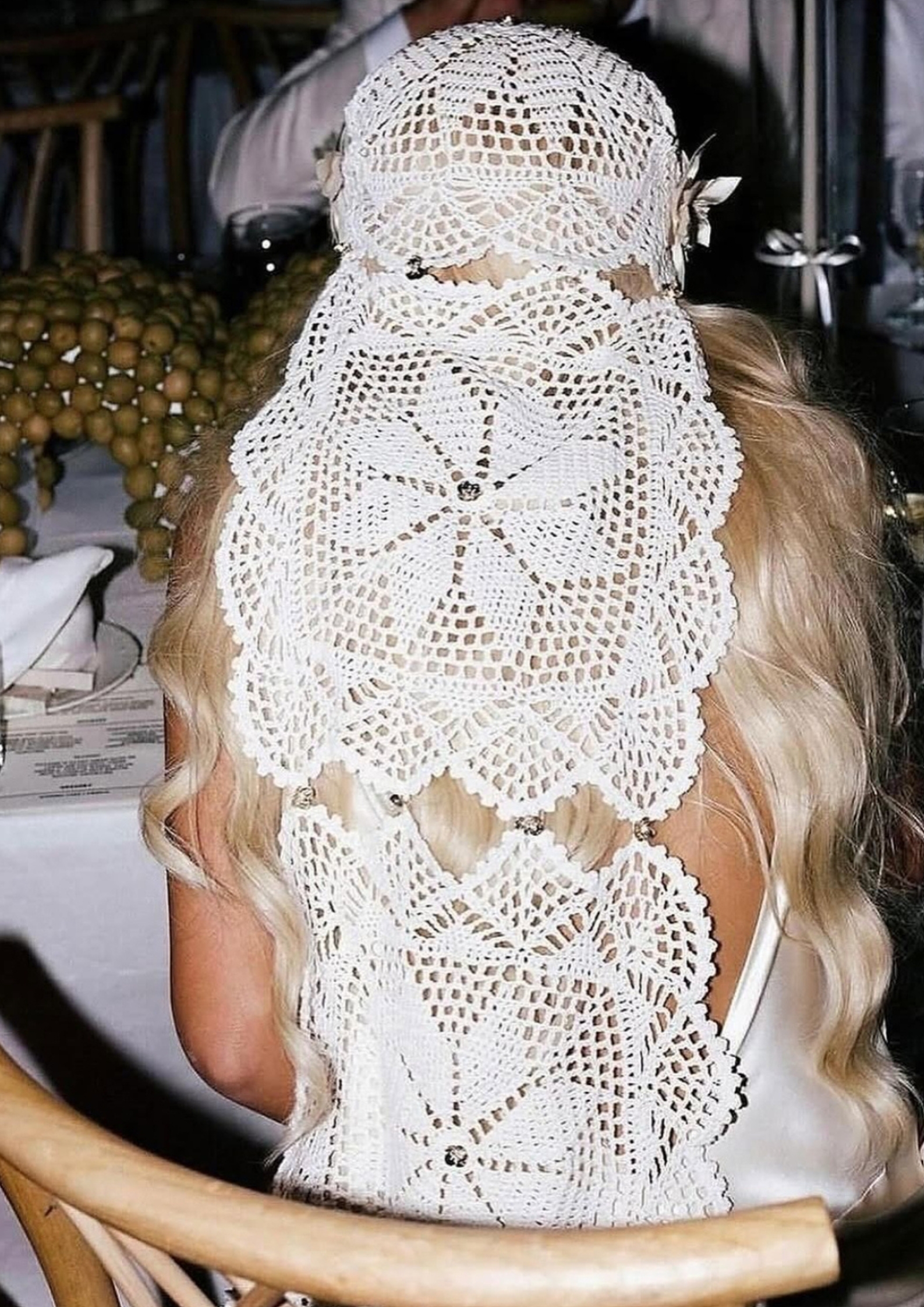 Vestido de novia con flores de Sophie et Voilá