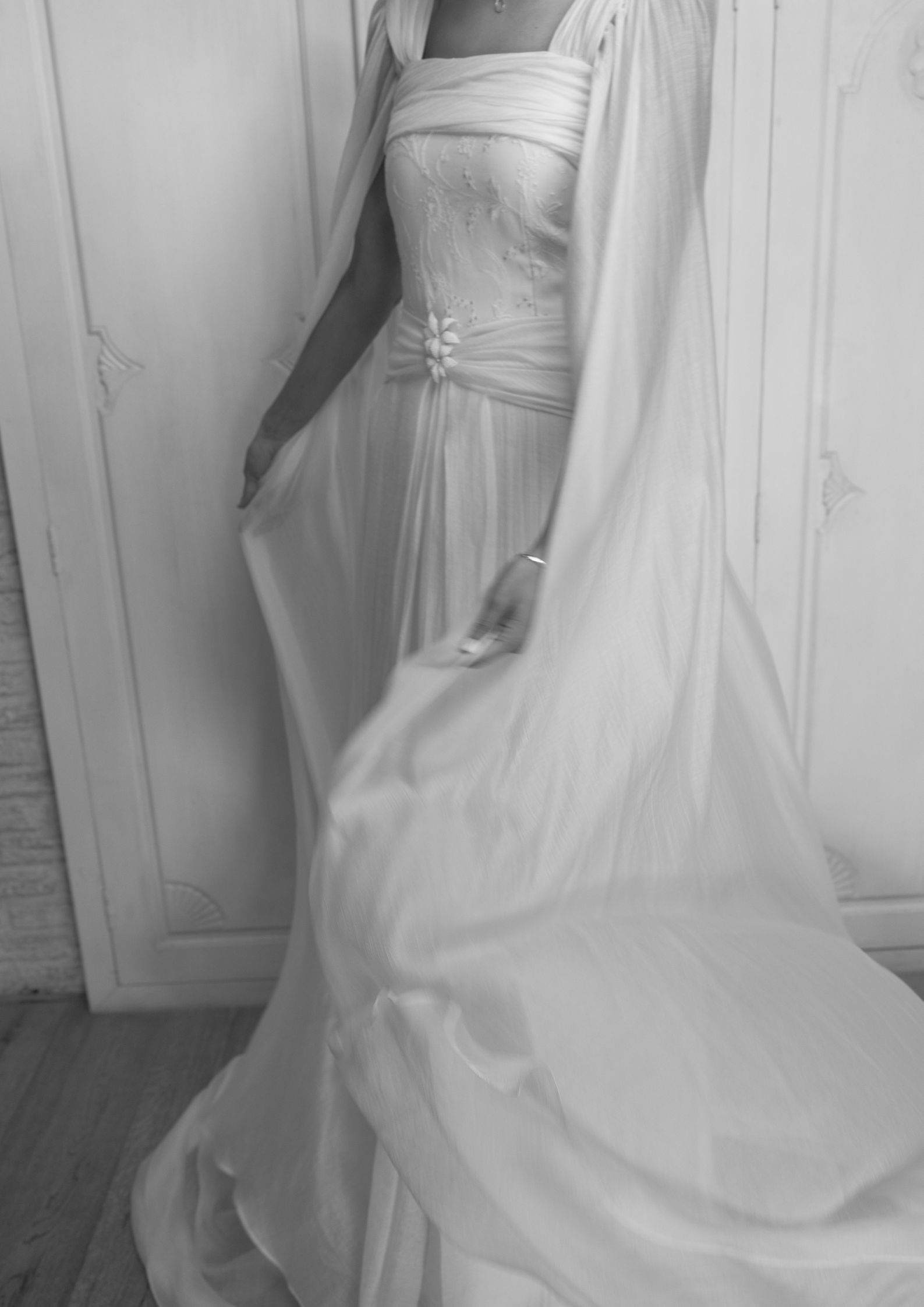 4 Vestido de novia con flores de Sophie et Voilá