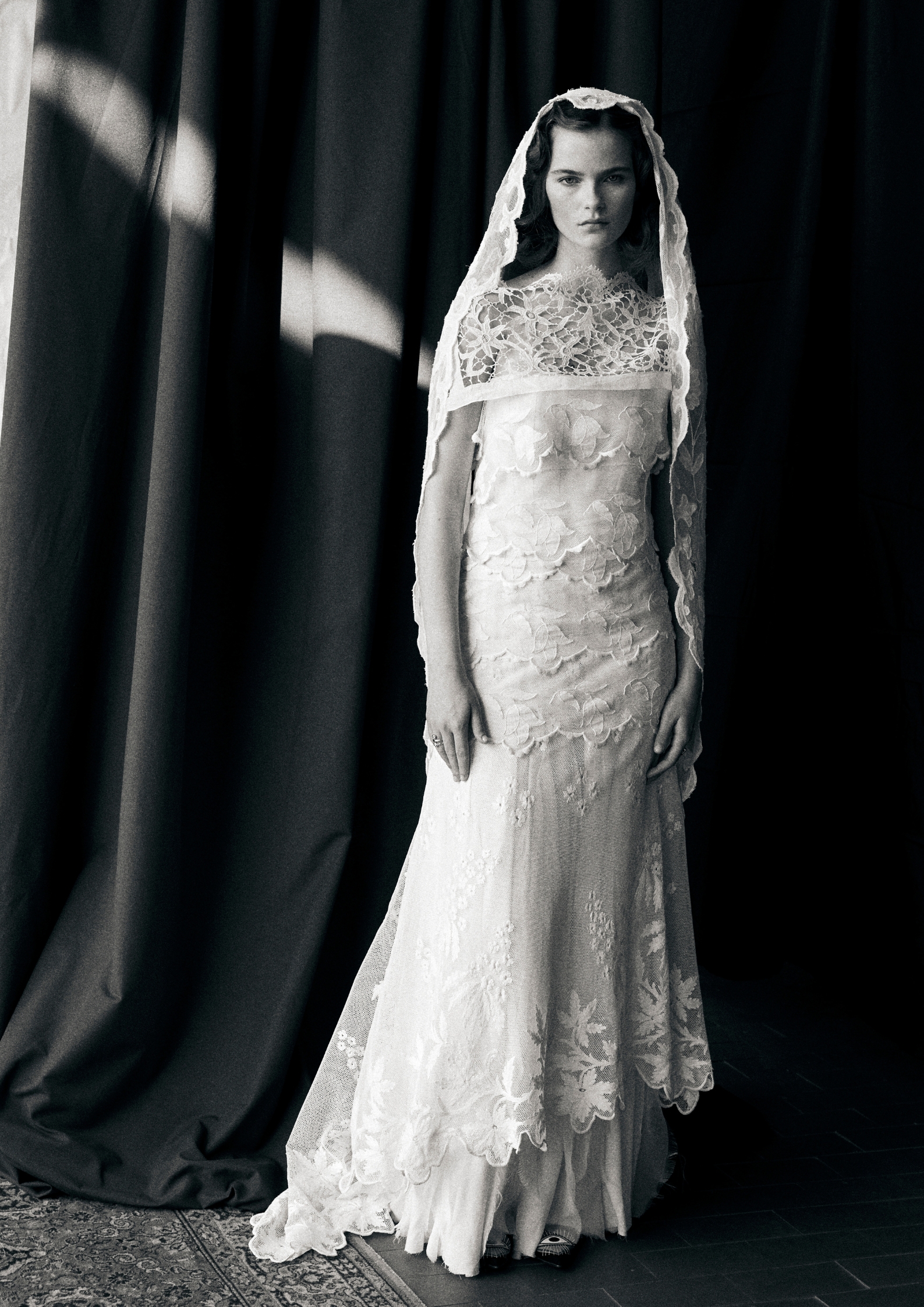 Vestido de novia con flores de Sophie et Voilá