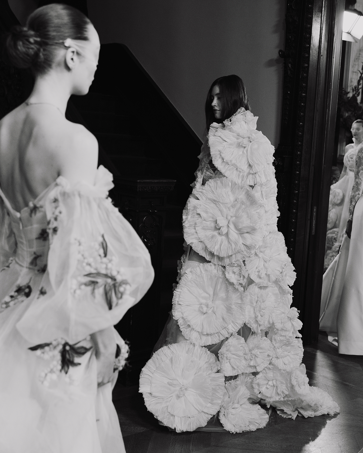 Vestido de novia con flores de Sophie et Voilá