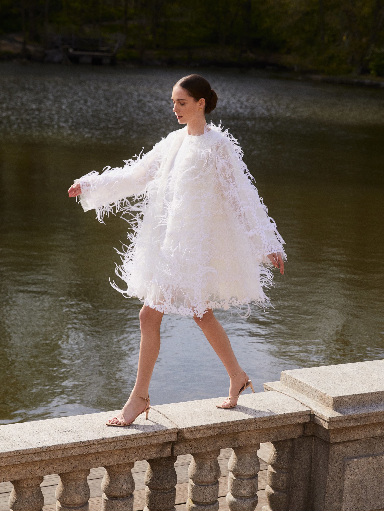 Vestido de novia con flores de Sophie et Voilá